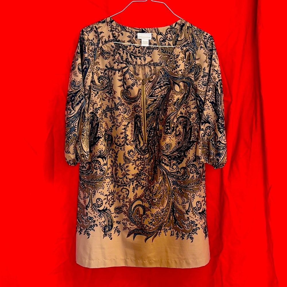 Soft Surroundings size Large Paisley Tunic